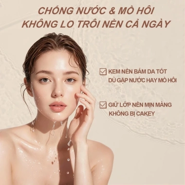 Kem nền dạng lỏng PORCOPE SPF30 chống thấm nước, lâu trôi 30ml - 350.100 VND