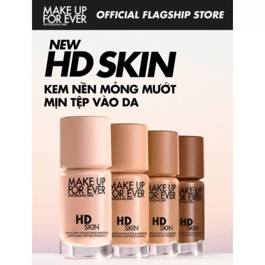 Kem nền Make Up For Ever HD Skin 30ml Kiềm dầu che khuyết điểm trôi 24h 550.000 2