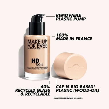 Kem nền Make Up For Ever HD Skin 30ml Kiềm dầu che khuyết điểm trôi 24h 550.000 5