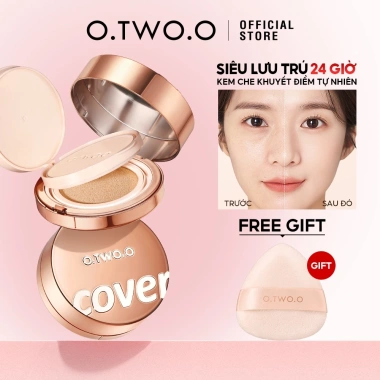 Kem Phấn & Đệm Bảo Hiểm 2 trong 1 O.two.o - Matte Oil-Control, Longwear 101g - Giá chỉ 256.300₫