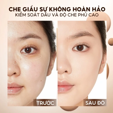 Kem Phấn & Đệm Bảo Hiểm 2 trong 1 O.two.o - Matte Oil-Control, Longwear 101g - Giá chỉ 256.300₫ 3