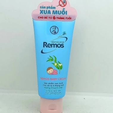 KEM XỊT REMOS BABY CREAM Hương Khuynh Diệp - Xua Muỗi Bé 6 Tháng, 54.000đ 3 KEM XỊT REMOS BABY CREAM Hương Khuynh Diệp - Xua Muỗi Bé 6 Tháng, 54.000đ 3