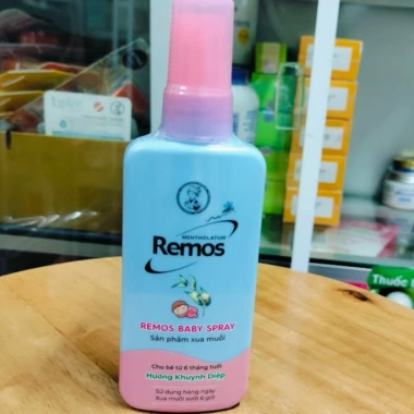 KEM XỊT REMOS BABY CREAM Hương Khuynh Diệp - Xua Muỗi Bé 6 Tháng, 54.000đ