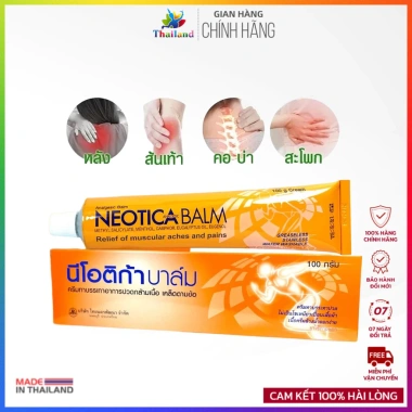 Kem xoa bóp Neotica Balm giảm đau Thái Lan, giá ưu đãi 93.500₫, hiệu quả nhanh, an toàn cho cơ thể