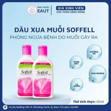 Kem xua muỗi Soffell hương hoa – Diệt muỗi 10h, không dính, chỉ 25.000₫