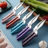 Kéo Cắt Gà Công Lực Đa Năng Thép Không Gỉ Tháo Rời Dao Nhỏ Sắc Bén Tiện Lợi 8