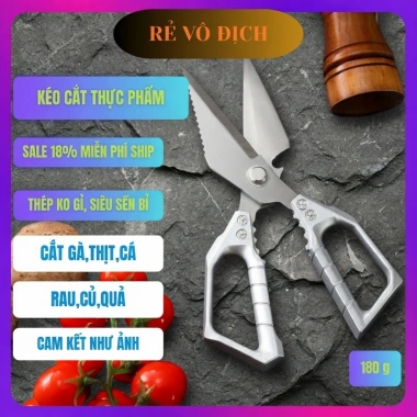 Kéo Cắt Gà Vịt Đa Năng Thép Không Gỉ Siêu Bền - Giá Ưu Đãi 61.500₫ 5