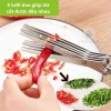 Kéo Cắt Hành 5 Lưỡi Inox Handu Home - Đa Năng Cắt Rau, Ớt, Thực Phẩm, Giá 43k 7