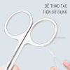 Kéo Cắt Tỉa Lông Mũi TMR Đầu Tròn An Toàn, Thép Không Gỉ, Nhỏ Gọn, Giá 30.000 VND 4
