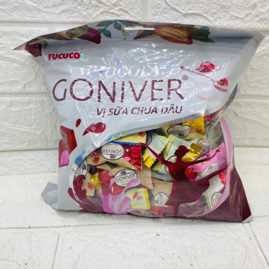 Kẹo Chocolate Matcha GONIVER Phú Cường 300gr - Dâu, Dứa, Dưa Hấu, Hạnh Nhân - Giá 55.000đ
