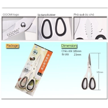 KÉO ĐA CHỨC NĂNG Ggomi Hàn Quốc - Giá 55.000đ, giảm còn 55k, dán giấy, dán gỗ, đa năng 4 KÉO ĐA CHỨC NĂNG Ggomi Hàn Quốc - Giá 55.000đ, giảm còn 55k, dán giấy, dán gỗ, đa năng 4