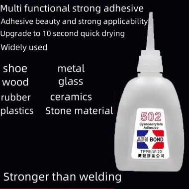Keo dán đa chức năng 502 mạnh mẽ - Siêu nhớt, sấy nhanh, sửa giày, gốm, sứ, nhựa, gỗ - Giá 37.125k
