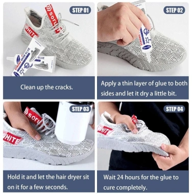Keo dán giày LISHUANG siêu dính, giày leo núi bền, chống thấm nước 4