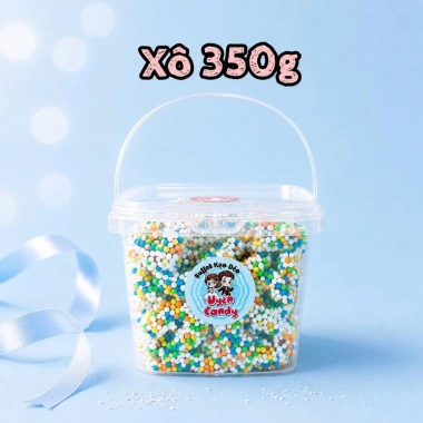 Kẹo Dẻo Cốm Vòng Tròn Giòn Rùm - Trang Trí Bánh Kem, Ăn Vặt Tết 2.026 Giá 45.000đ