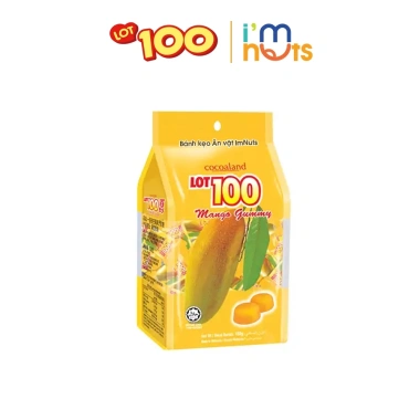 Kẹo Dẻo Lot 100 Malaysia Hương Xoài & Trái Cây Tổng Hợp 150g - Giá chỉ 56.000₫ 3 Kẹo Dẻo Lot 100 Malaysia Hương Xoài & Trái Cây Tổng Hợp 150g - Giá chỉ 56.000₫ 3