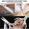 Kéo hộp kim nhôm đa năng 23cm - Tiện dụng làm bếp, giảm giá 55k (từ 66k) 2