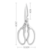 Kéo hộp kim nhôm đa năng 23cm - Tiện dụng làm bếp, giảm giá 55k (từ 66k) 6