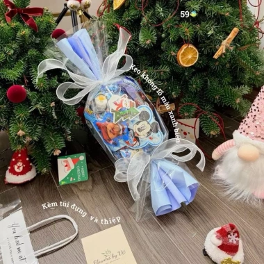 Kẹo khổng lồ 45cm ngon xinh giá iu, tặng túi và thiệp Noel, Tết thiếu nhi - 55.000₫ 10