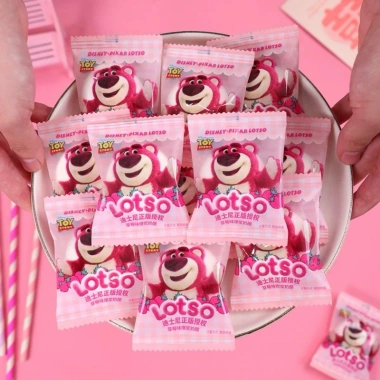Kẹo Marshmallow Nhân Mứt Dâu Gấu Lotso - Ngon Ngọt, Giá 13.500đ Giảm Đặc Biệt 2
