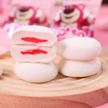 Kẹo Marshmallow Nhân Mứt Dâu Gấu Lotso - Ngon Ngọt, Giá 13.500đ Giảm Đặc Biệt 6