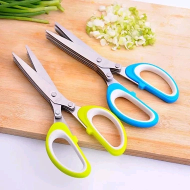 Kéo nhà bếp 5 lưỡi đa năng cắt rau củ quả, lưỡi thép không gỉ, thiết kế chắc chắn - Giá 124.000 VND 5 Kéo nhà bếp 5 lưỡi đa năng cắt rau củ quả, lưỡi thép không gỉ, thiết kế chắc chắn - Giá 124.000 VND 5