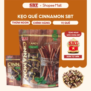 Kẹo Quế CINNAMON SBT Đậm Đà Hương Vị Gói 180g/315g - Giá ưu đãi 36.800đ