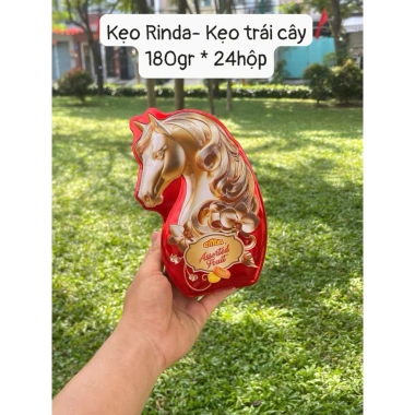 Kẹo RINDA 90gr Hộp Thiếc Hình Ngựa Trái Cây & Socola Henry Tiramisu - Màu Đỏ Vàng Xanh, Giá 65.900₫ 2