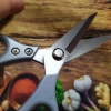 Kéo SK5 Nhật nội địa cán màu xám - Lưỡi thép không gỉ siêu cứng, cán to đầm tay, đa năng, giá 78.000₫ 4