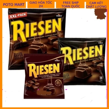 Kẹo sô cô la đen Riesen nhân mềm chewy toffee - Giá chỉ 54.868 VND, giảm mạnh Kẹo sô cô la đen Riesen nhân mềm chewy toffee - Giá chỉ 54.868 VND, giảm mạnh
