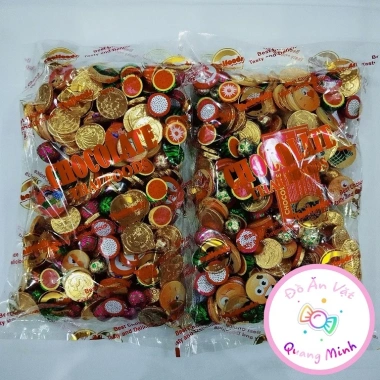 Kẹo sô cô la thập cẩm 1kg bán sỉ, thơm ngon, trang trí Tết, giá chỉ 103.5k 4