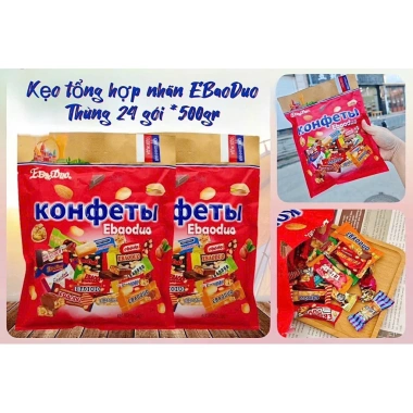 Kẹo socola búp bê Nga 500g - Giá chỉ 59.000đ giảm từ 72.570đ hương vị thơm ngon 2