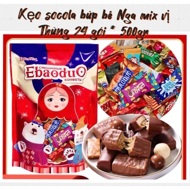 Kẹo socola búp bê Nga 500g - Giá chỉ 59.000đ giảm từ 72.570đ hương vị thơm ngon 3