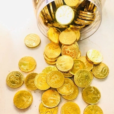 Kẹo Socola Đồng Tiền Tròn 500g Ngọc Hân - Giá Tết 49.000, Giòn Ngon, Quà Tết Thơm ngon