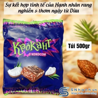 Kẹo Socola Hạnh Nhân Krokant Nga 500g - Giá Gốc 171.990, Giảm 20% Chỉ 136.500