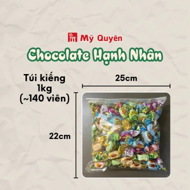 Kẹo Socola Hạnh Nhân Vietthai - Siêu ngon, giá chỉ 59.290đ tại Shop Mỹ Quyên 9 Kẹo Socola Hạnh Nhân Vietthai - Siêu ngon, giá chỉ 59.290đ tại Shop Mỹ Quyên 9