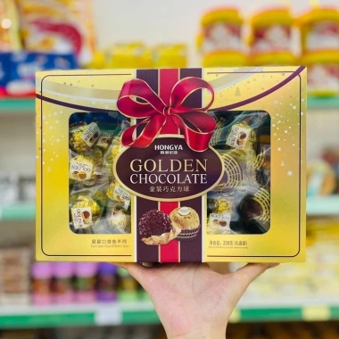 Kẹo Socola HONGYA Golden Chocolate Cao Cấp Đài Loan - Hương vị độc đáo - Giá 60.000 VND 7