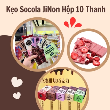 Kẹo Socola JiNon Mix Đủ Vị Matcha, Hoa Hồng, Sữa, Dâu, Đen - Giá Rẻ 19.000₫ 2