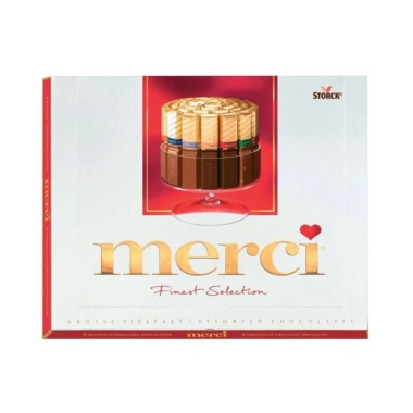 Kẹo Socola Merci Finest Selection Nhập Khẩu Đức Chính Hãng - Quà Giáng Sinh Tết, Giá 220.000₫ 2