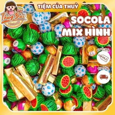 Kẹo Socola Mix 500g Hình Ngộ Nghĩnh Cute Bánh Kẹo Tết Thuỳ Bùi Giá 50.000 VND Kẹo Socola Mix 500g Hình Ngộ Nghĩnh Cute Bánh Kẹo Tết Thuỳ Bùi Giá 50.000 VND