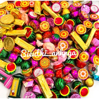 Kẹo Socola Mix Nhiều Hình 500g/1Kg – Vị Ngon Đậm Đà, Giảm Giá Đặc Biệt 62,000₫