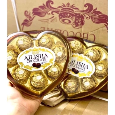 Kẹo Socola Sữa Hạnh Nhân AILISHA Trái Tim 84g - Ngon Ngào, Dinh Dưỡng, Giá 41.000đ 3