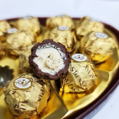 Kẹo Socola Sữa Hạnh Nhân AILISHA Trái Tim 84g - Ngon Ngào, Dinh Dưỡng, Giá 41.000đ 4