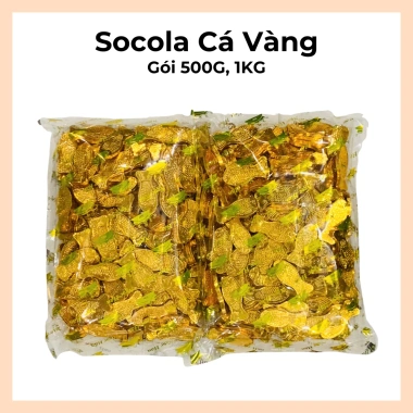 Kẹo socola thỏi vàng, đồng tiền, dưa hấu, dâu tây 1kg - Snack HCM giá 45k Tết 8