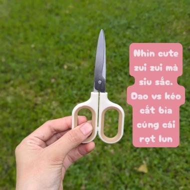 Kéo và Dao Rọc Giấy 2 trong 1 Đáng Yêu CHOEM Dành Cho Học Sinh Văn Phòng 4