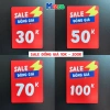 Kẹp bảng giá Mica66 - Bảng sale giảm giá đa dạng mẫu mã, kích thước, chất liệu dày dặn chống nước, giá 10.000₫ 5