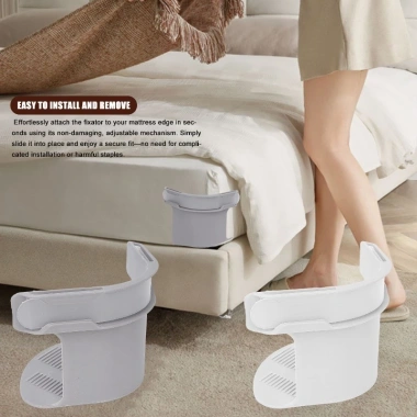 Kẹp buộc góc Drap giường đa năng – Giá đỡ vô hình an toàn, không chốt, phù hợp cho gia đình và du lịch, chỉ 31.599₫