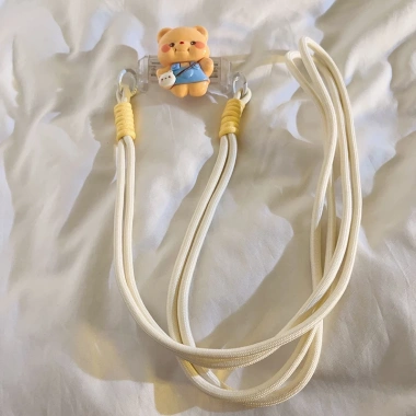Kẹp điện thoại 3D dễ thương, phim hoạt hình dệt dây, đeo chéo tiện lợi, chỉ 55.000₫