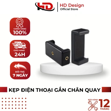 Kẹp Điện Thoại Gắn Chân Quay Video & Chụp Ảnh HD Design - Giá Ưu Đãi 16.000₫