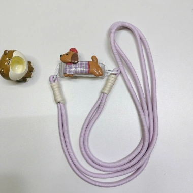 Kẹp điện thoại hoạt hình dễ thương, dây dệt, phù hợp mọi dòng - Giá 52.000₫