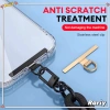 Kẹp điện thoại kim loại mịn, dây buộc, miếng đệm mỏng, tấm treo nhẹ - 11.545₫